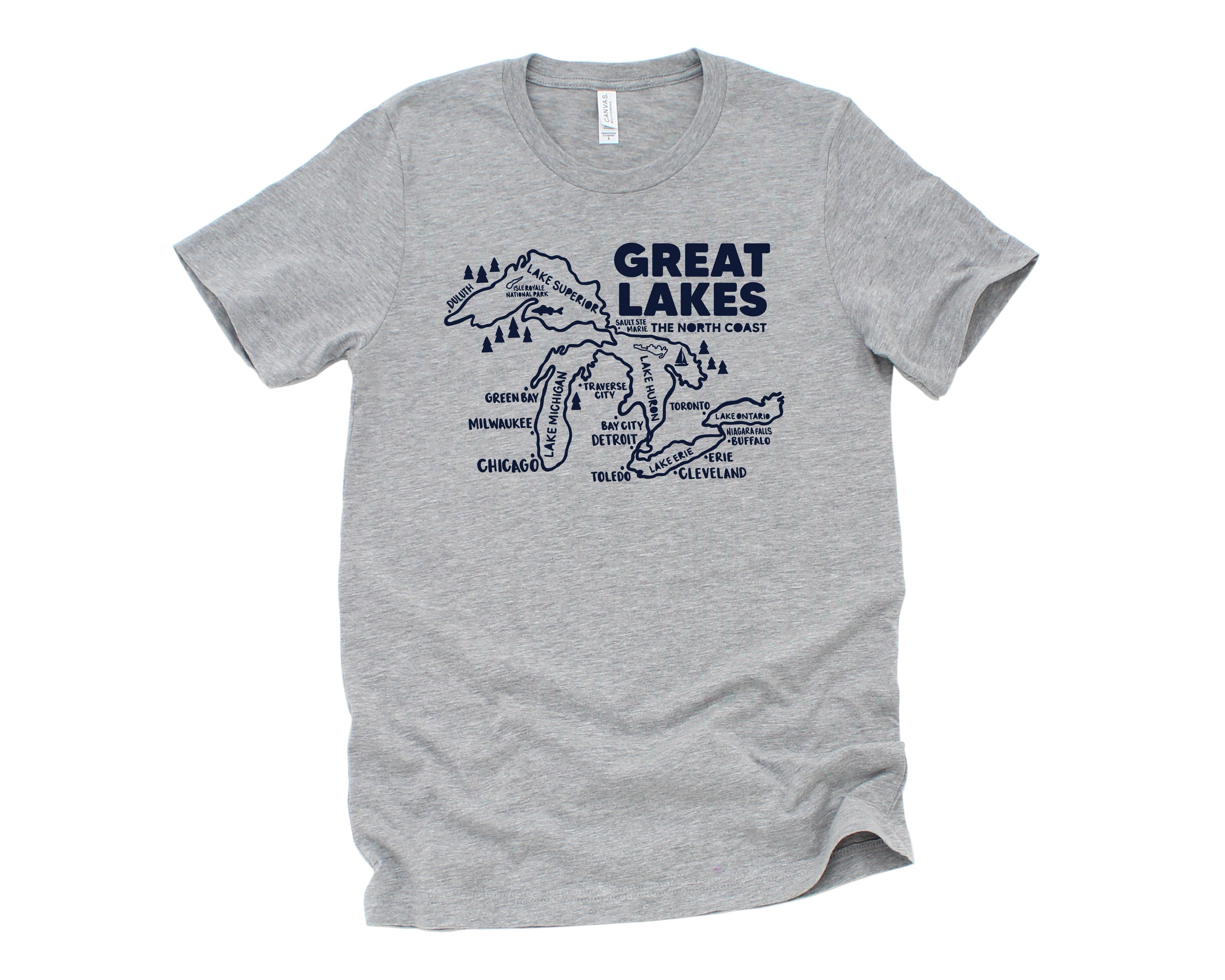  GreatCitees Alexandria Louisiana T-Shirt MAP Medium