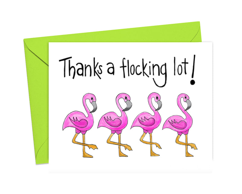 Thanks a Flocking Lot Card