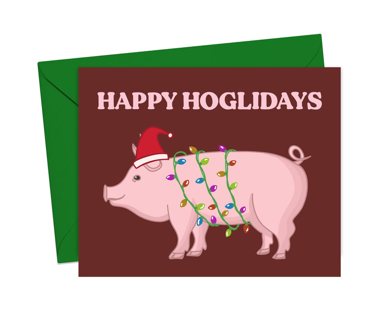 Happy Hoglidays Card