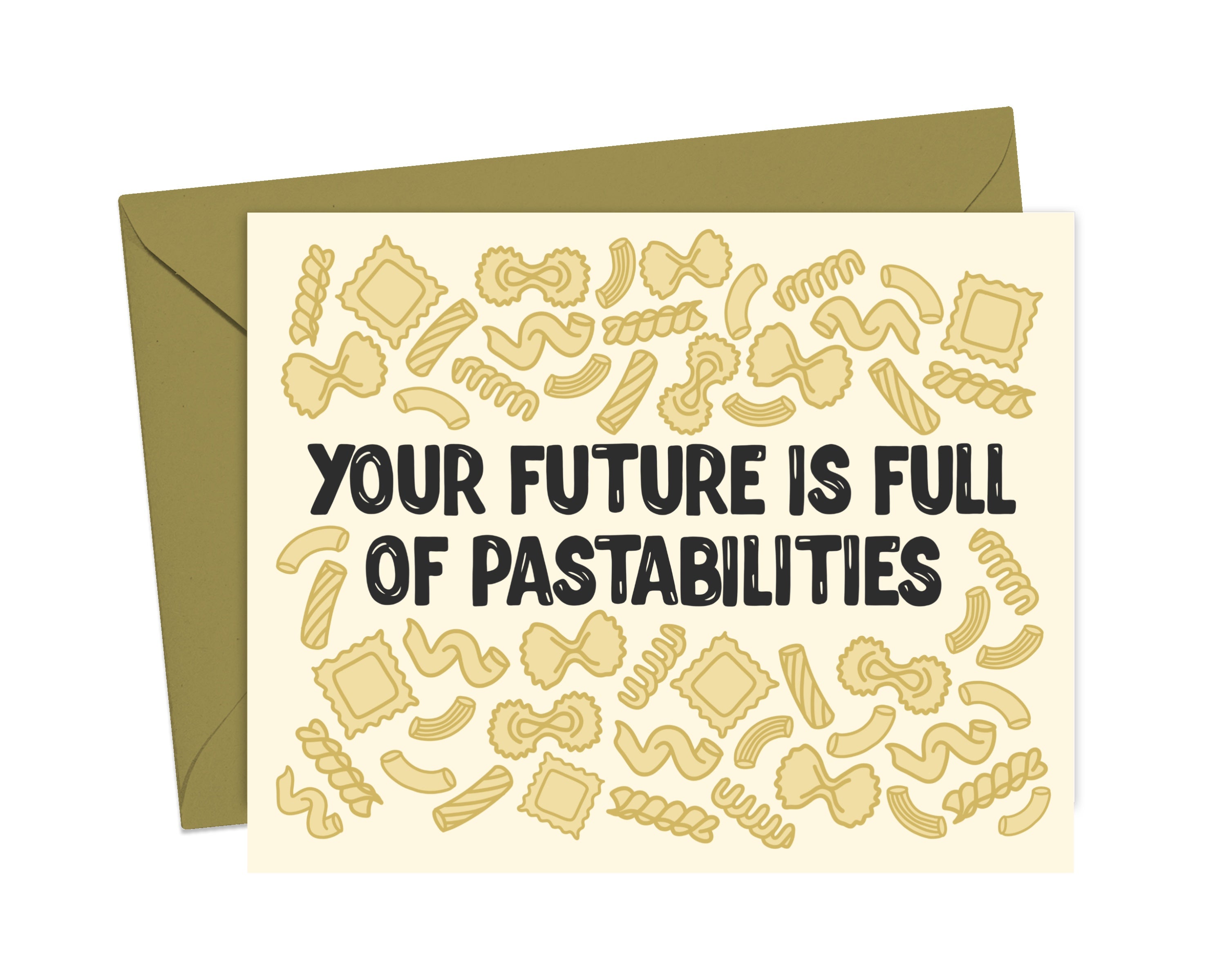 Your Future is Full of Pastabilities Graduation Card Whereabouts Shop
