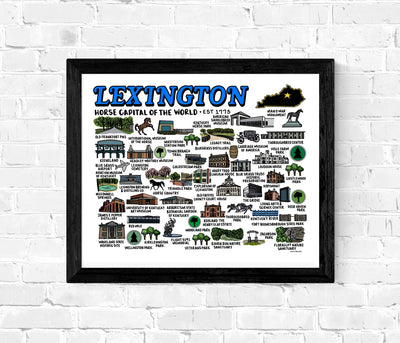 Lexington Map Print