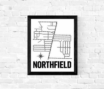 Northfield Ohio Map Print