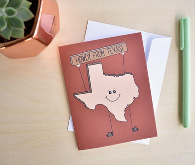 Howdy from Texas Card