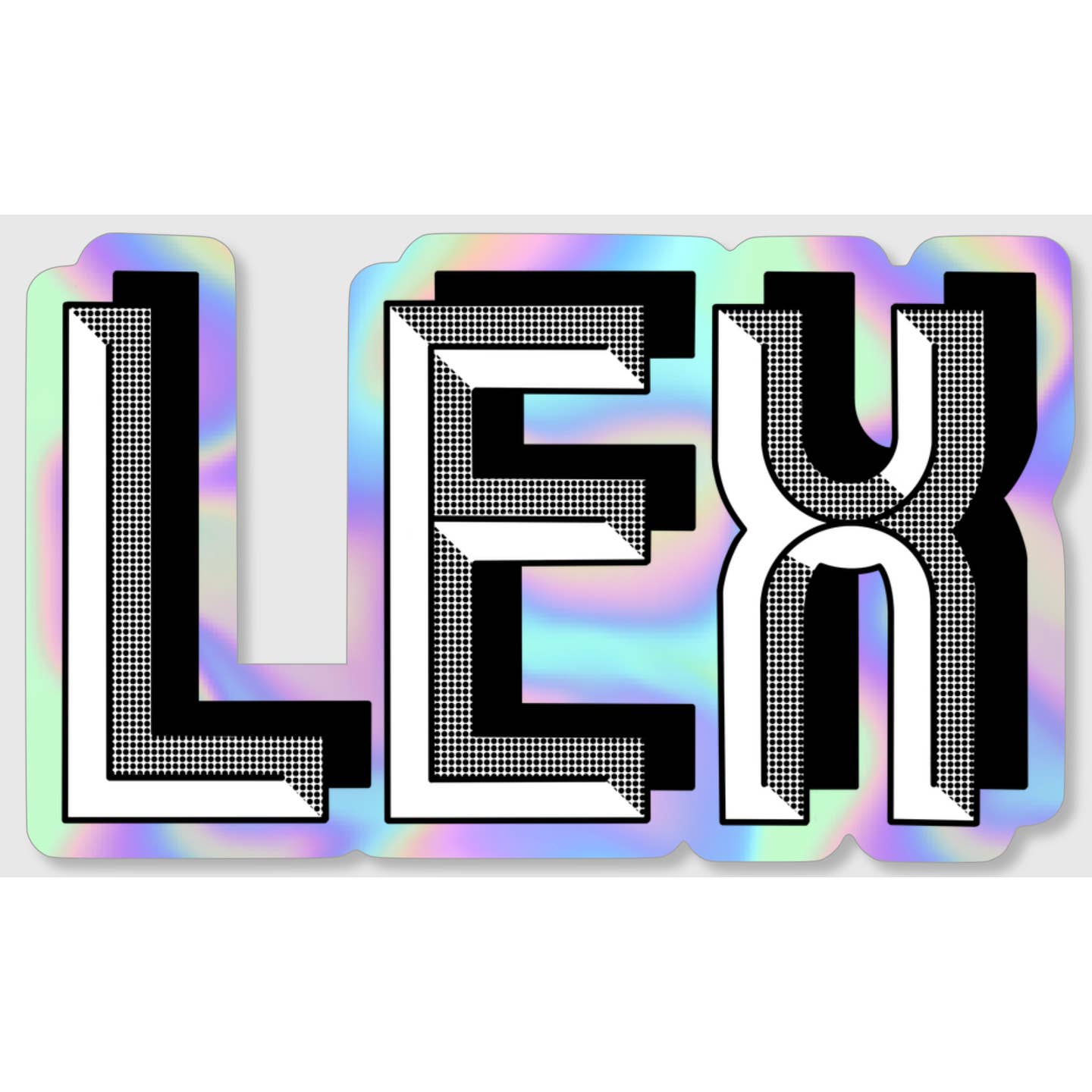 LEX Lexington Holographic Sticker – Whereabouts Shop