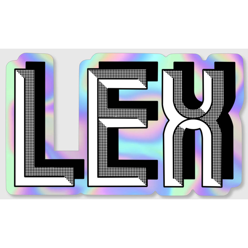 LEX Lexington Holographic Sticker