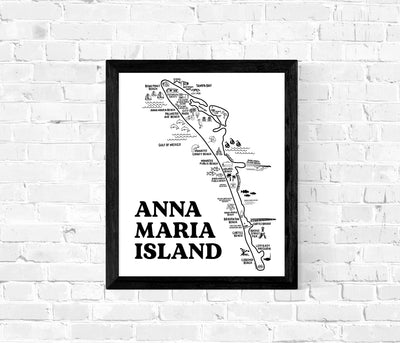 Anna Maria Island Map Print