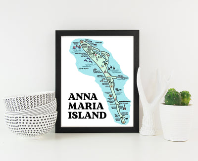 Anna Maria Island Map Print