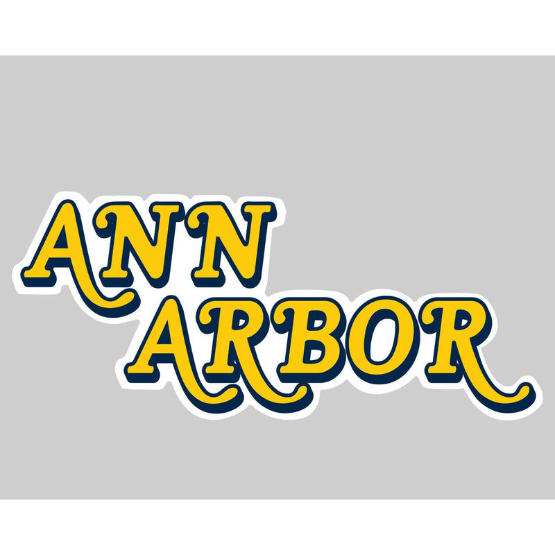 Ann Arbor Text Sticker