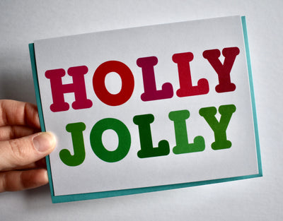 Holly Jolly Card