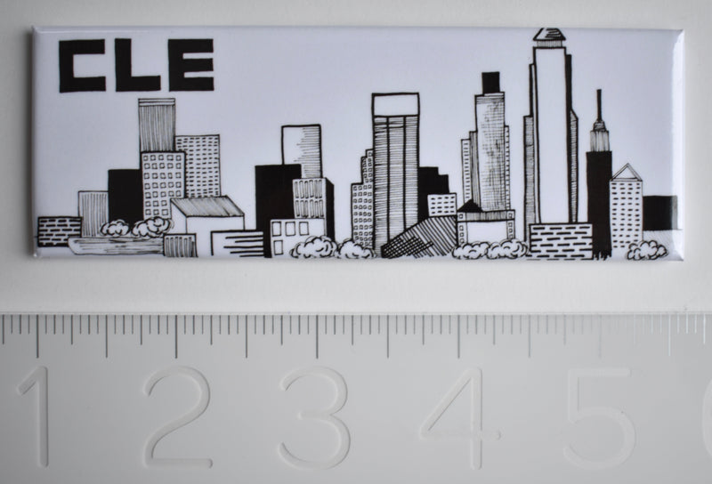 Cleveland Skyline Magnet