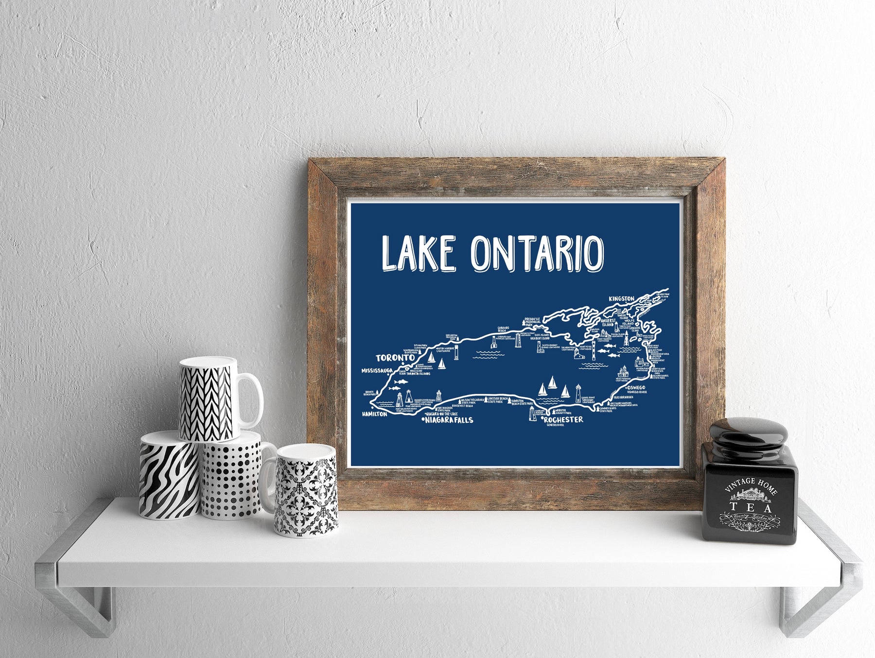 Lake Ontario Map Print Whereabouts Shop lake-ontario-map-print-whereabouts-shop