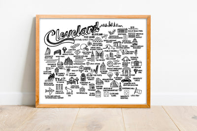 Cleveland Map Print