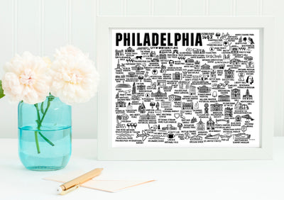 Philadelphia Map Print