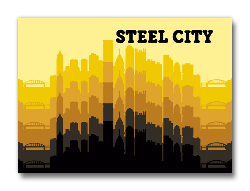 Steel City Pittsburgh Magnet