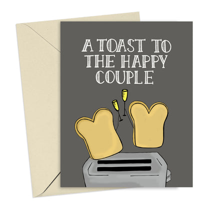 A Toast to the Happy Couple Card