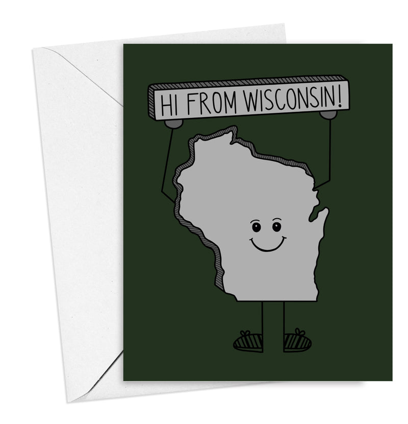 Hi From Wisconsin Card