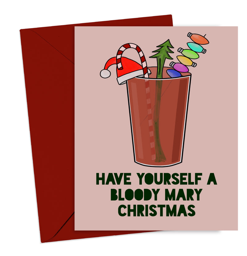 Have Yourself a Bloody Mary Christmas Card