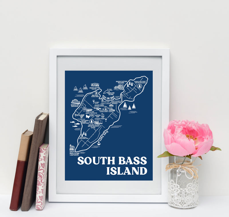 South Bass Island Map Print