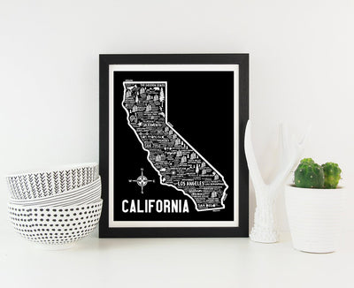 California Map Print
