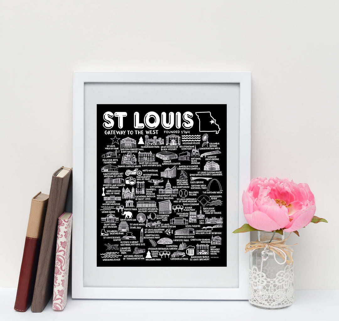 St Louis Map Print – Whereabouts Shop
