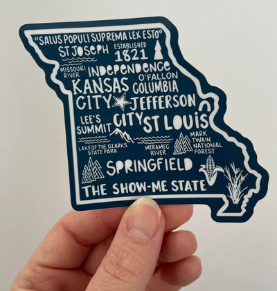 Missouri Map Sticker