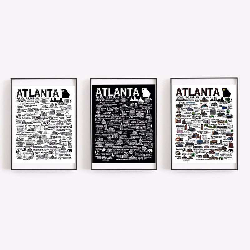 Atlanta Map Print