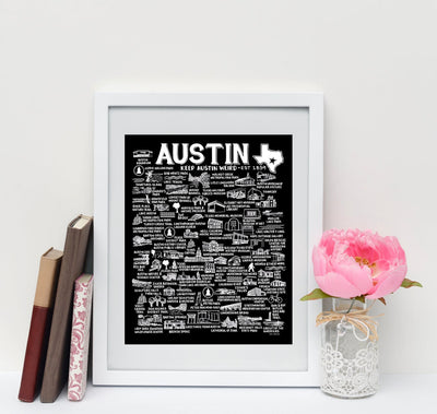 Austin Map Print