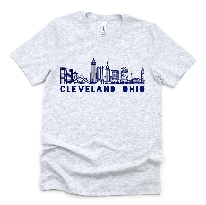 Cleveland Skyline T-Shirt (Gray)