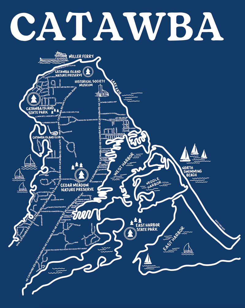 Catawba Map Print