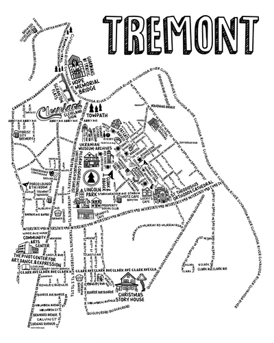 Tremont Map Print