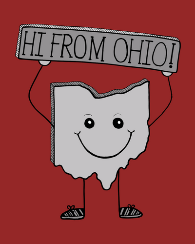 Hi from Ohio Card