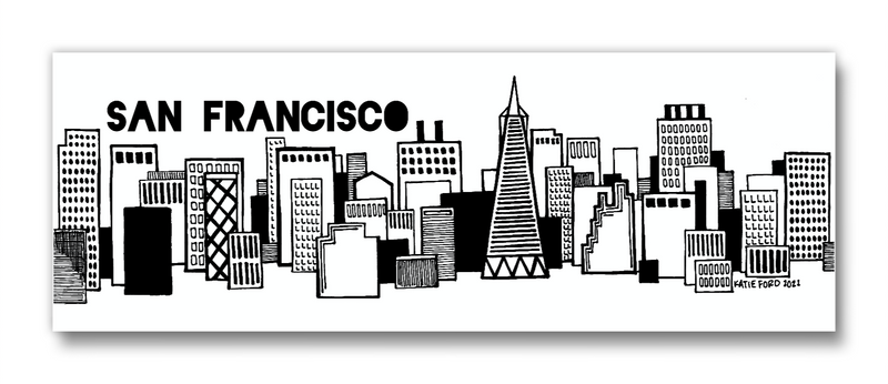 San Francisco Skyline Magnet