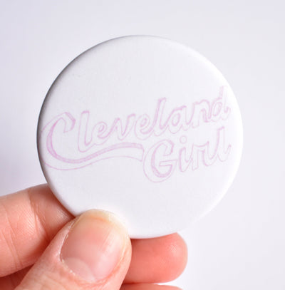 Cleveland Girl Button