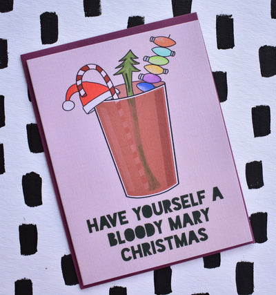 Have Yourself a Bloody Mary Christmas Card