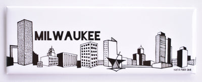Milwaukee Skyline Magnet