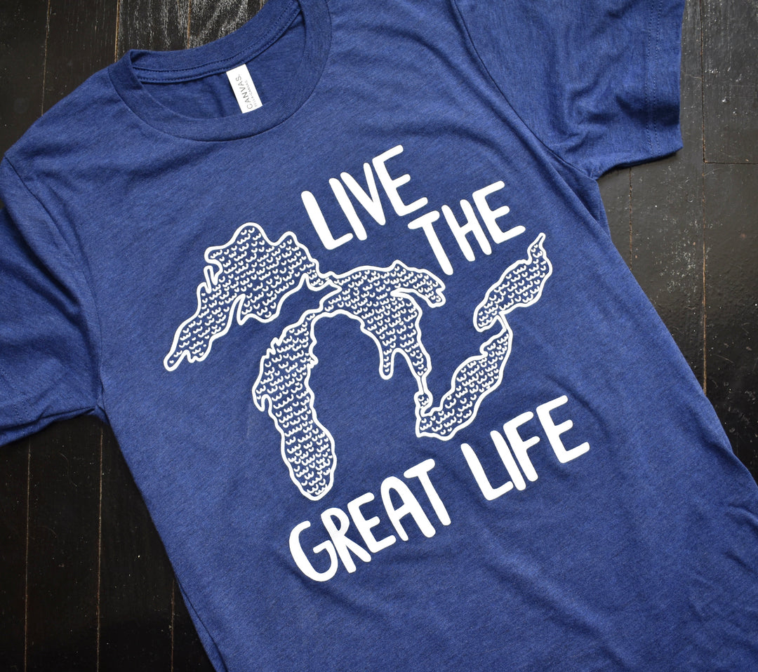 Live the Great Life T-Shirt – Whereabouts Shop