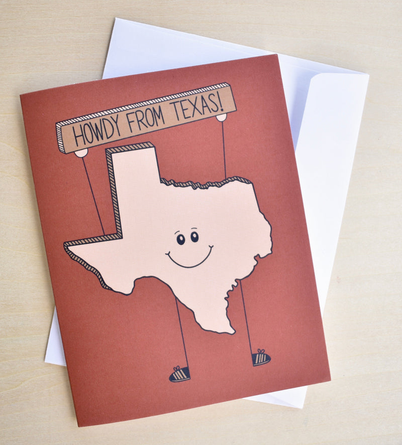Howdy from Texas Card