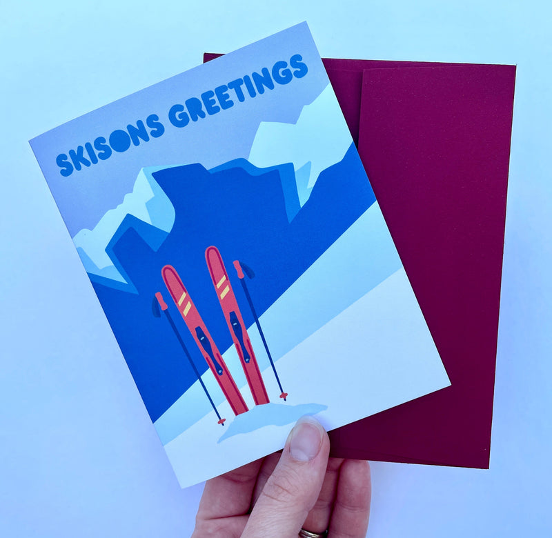 Skisons Greetings Card