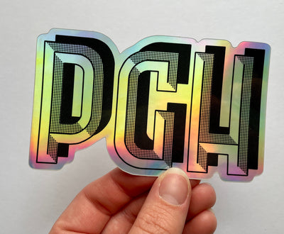 PGH Pittsburgh holographic Sticker