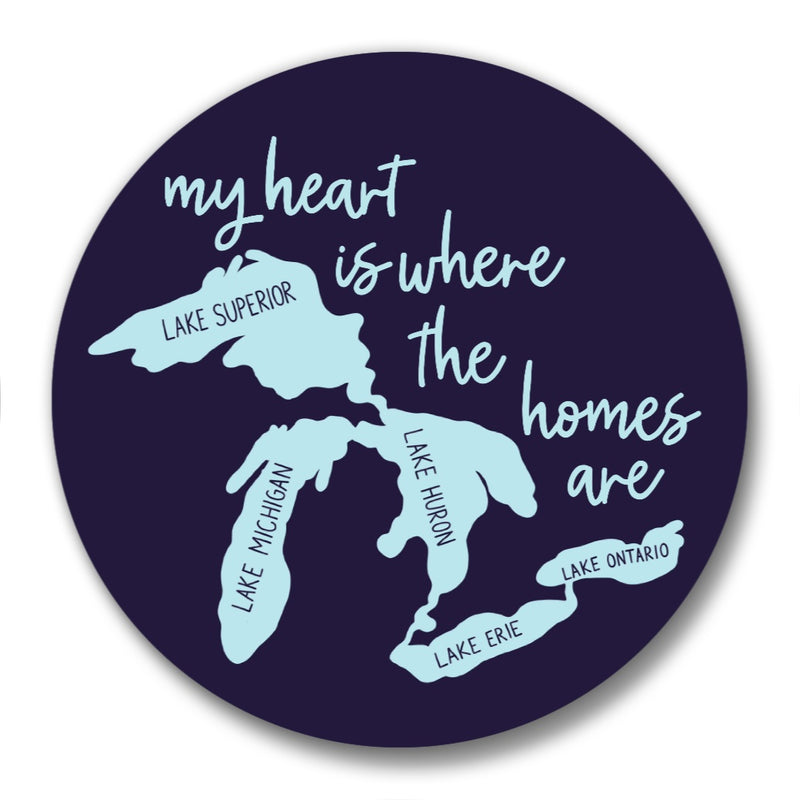 My Heart is Where the HOMES Are Button
