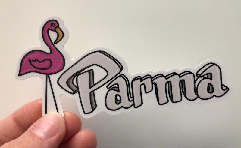 Parma Ohio Sign Sticker