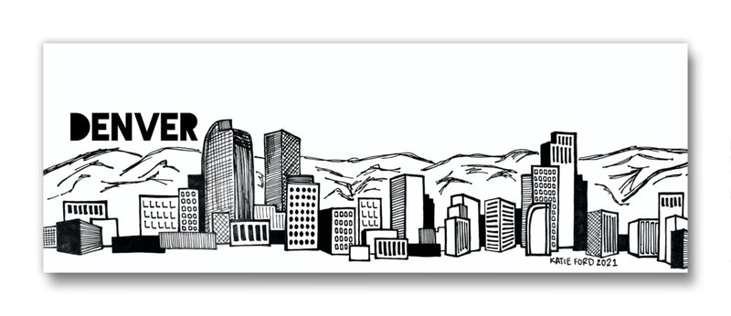 Denver Skyline Magnet