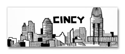 Cincy Skyline Magnet