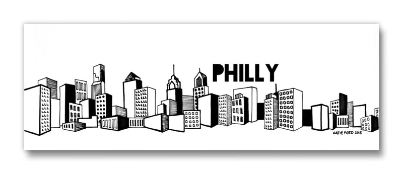 Philly Philadelphia Skyline Magnet